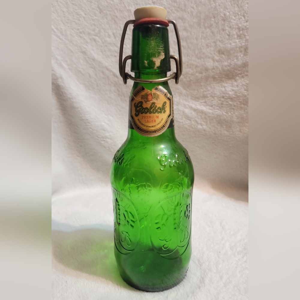 Vintage Green Grolsch Beer Bottle